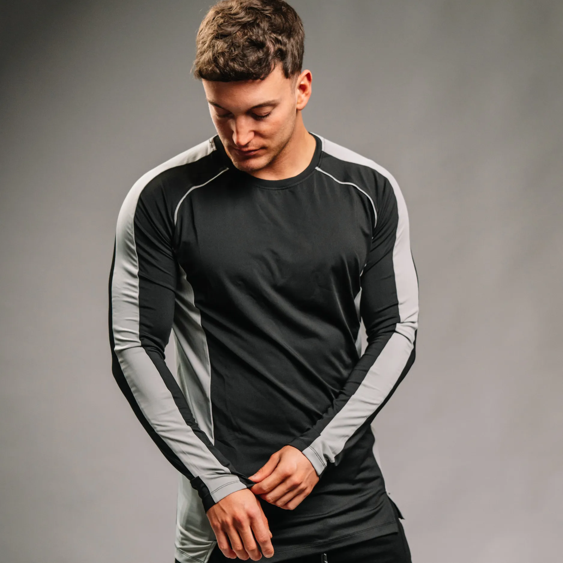 #001 ASSAULT TRAINING LONG SLEEVE - BLACK