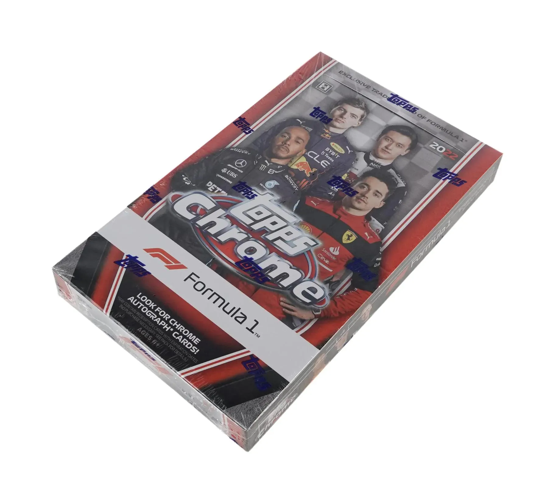 2022 Topps Chrome F1 Formula 1 Hobby Box 18 Packs per Box, 4 Cards per Pack