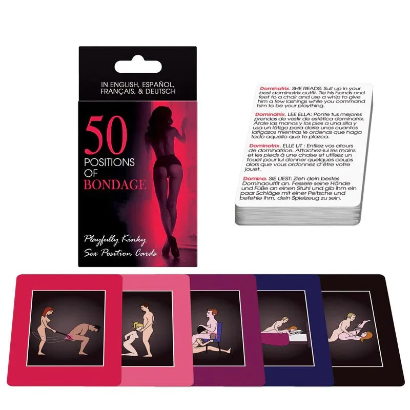 50 Positions Of Bondage Card Game