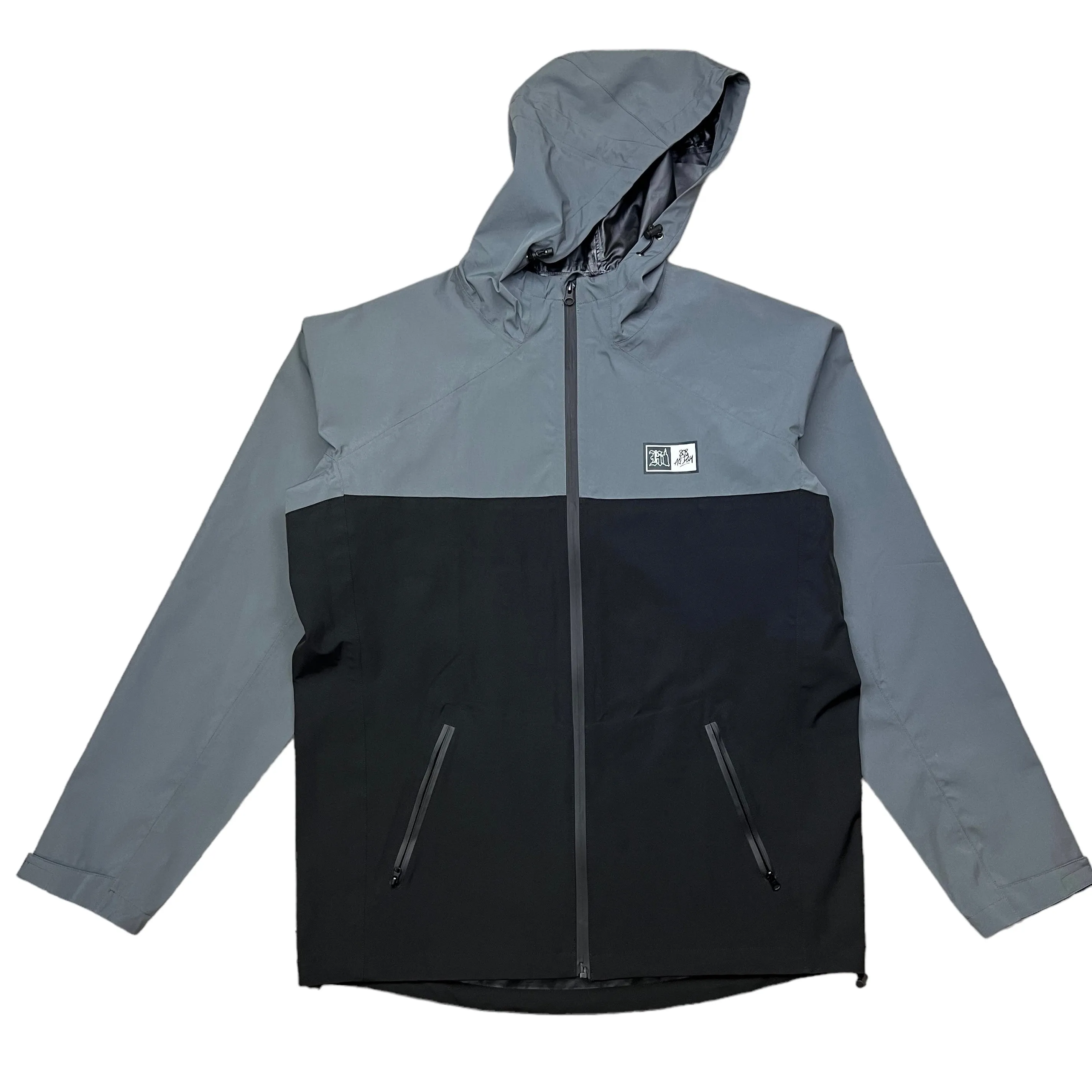 808ALLDAY  Black/Grey Weather Tech Rain Jacket