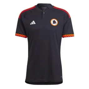 adidas Men's AS Roma 2023/24 Third Jersey Black