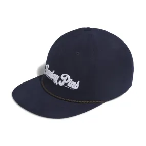 adidas Sunday Pins Leather Cord Corduroy Cap - Collegiate navy