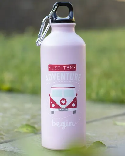 Adventure Metal Water Bottle - Pink