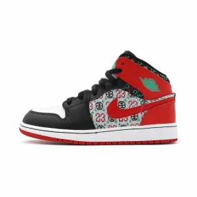 AIR JORDAN 1 MID HOLIDAY GS (YOUTH) 2021