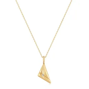 Ania Haie Gold Triangle Pendant Necklace