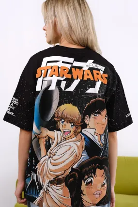 Anime Star Wars Oversized T-shirt