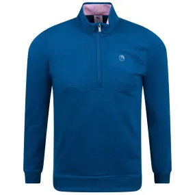 AP Cloudspun Castle Quarter Zip Lake Blue Heather - SS23