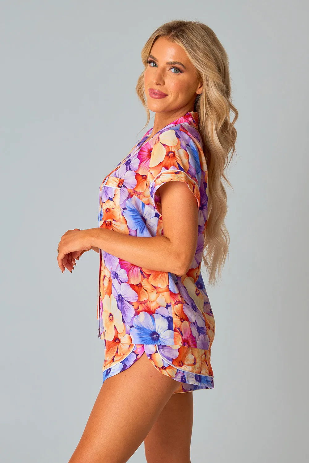 Aurora Pajama Set - Pansy