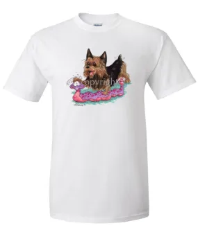 Australian Terrier - With Toy Snake - Caricature - T-Shirt