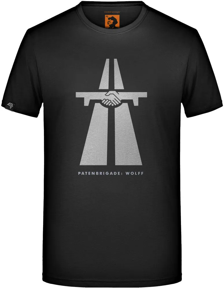 Autobahn / Brücke der Freundschaft ― T-Shirt - Schwarz