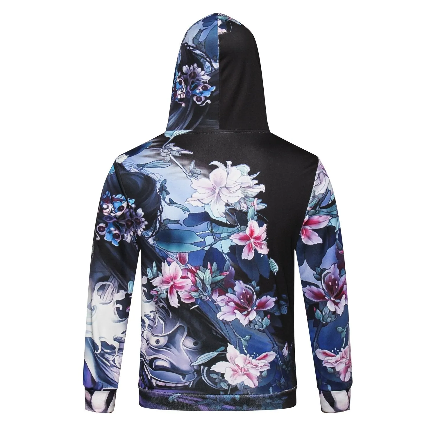 Autumn Winter Hooded 3D Tattoos Print Sweatshirts for Men and Women