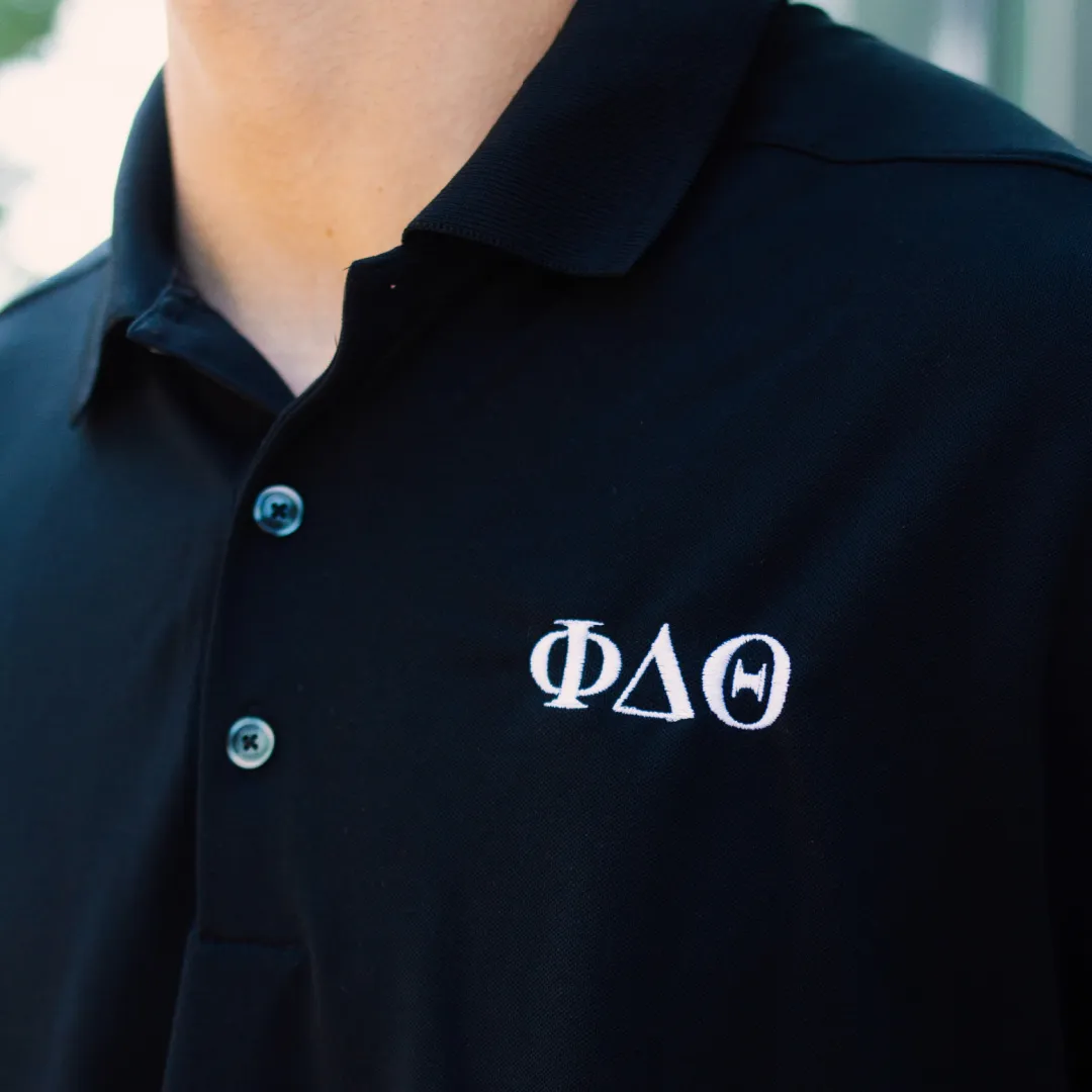 B-Greek - Back to School - Phi Gamma Delta (FIJI) Nike Polo (Black)