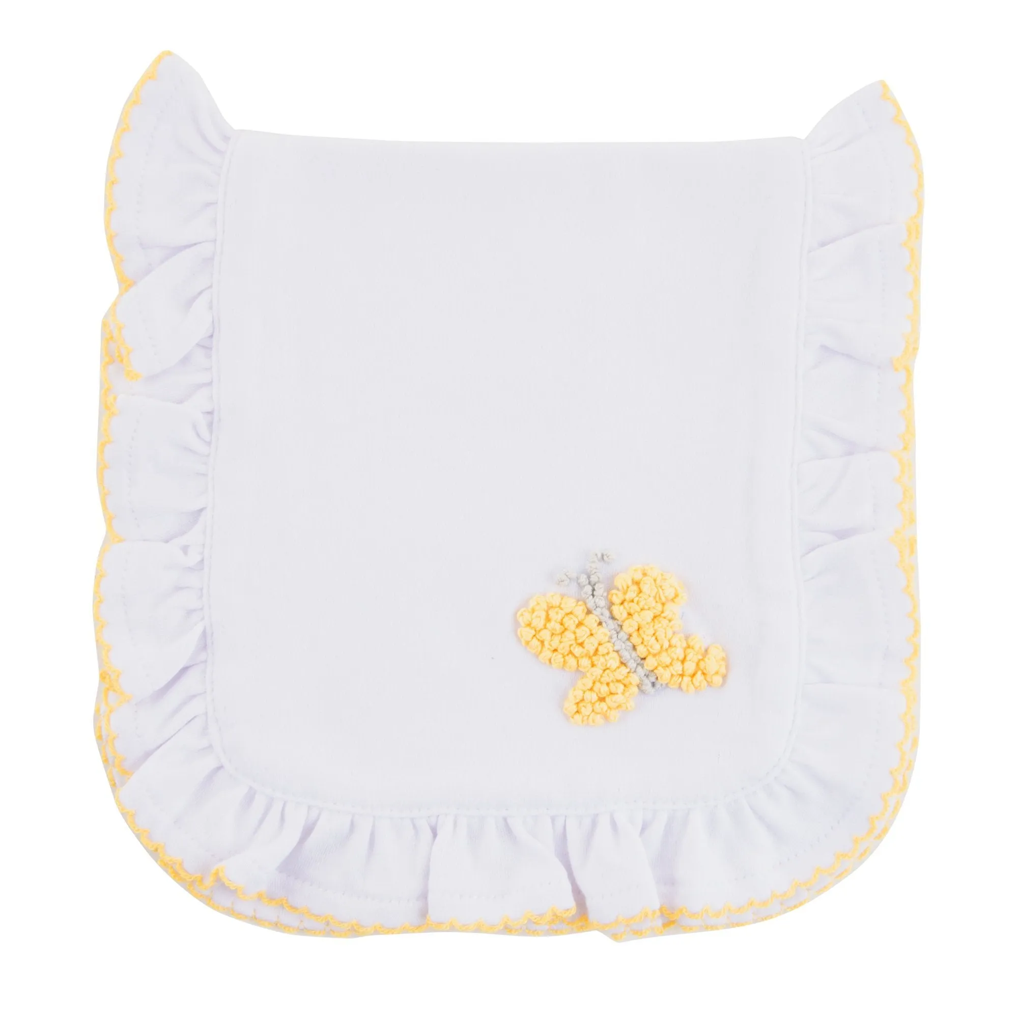 Baby Burp Cloths French Knot