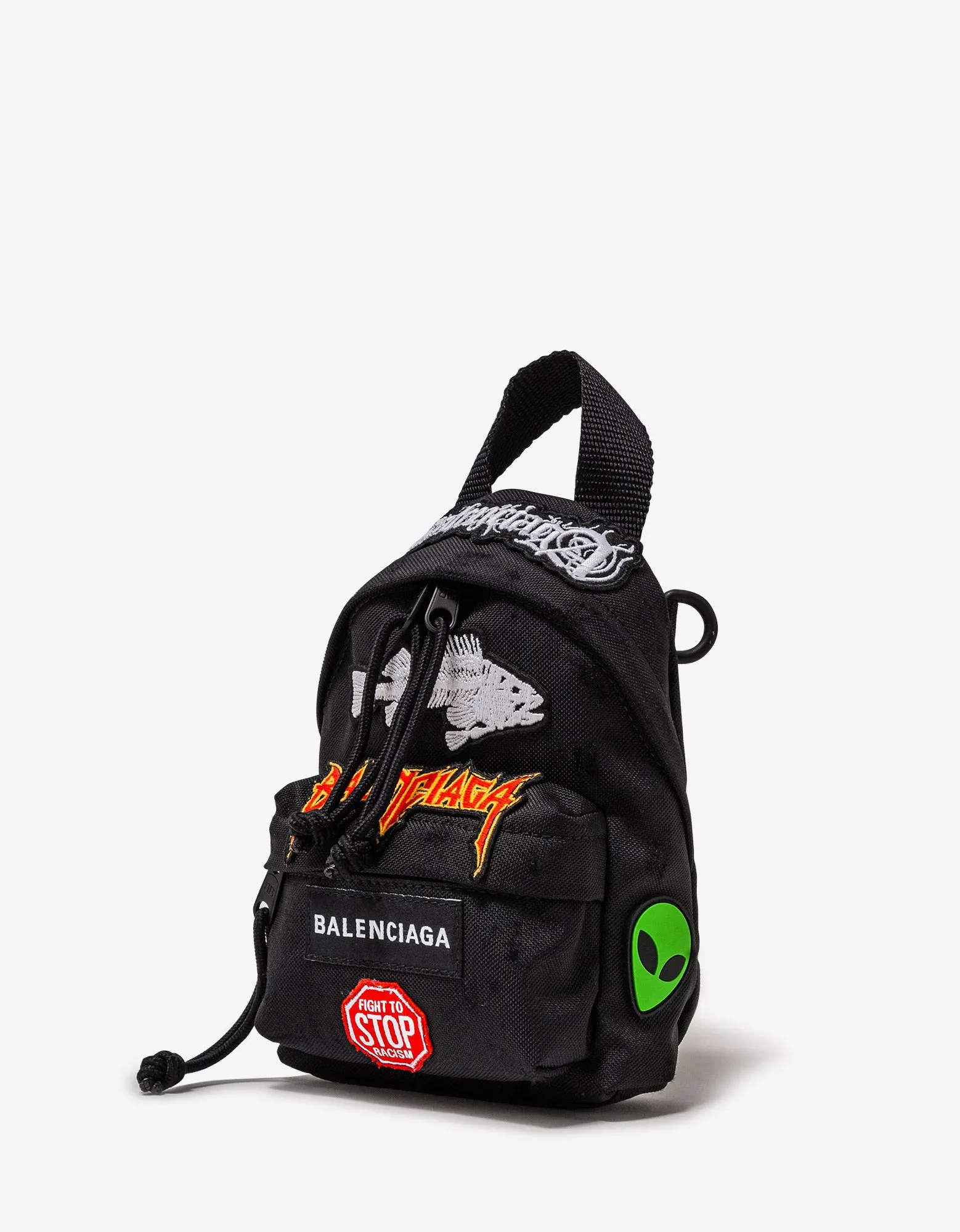 Balenciaga Black Explorer Mini Backpack