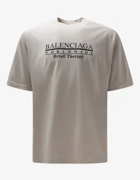 Balenciaga Off-White Worldwide Retail Therapy T-Shirt