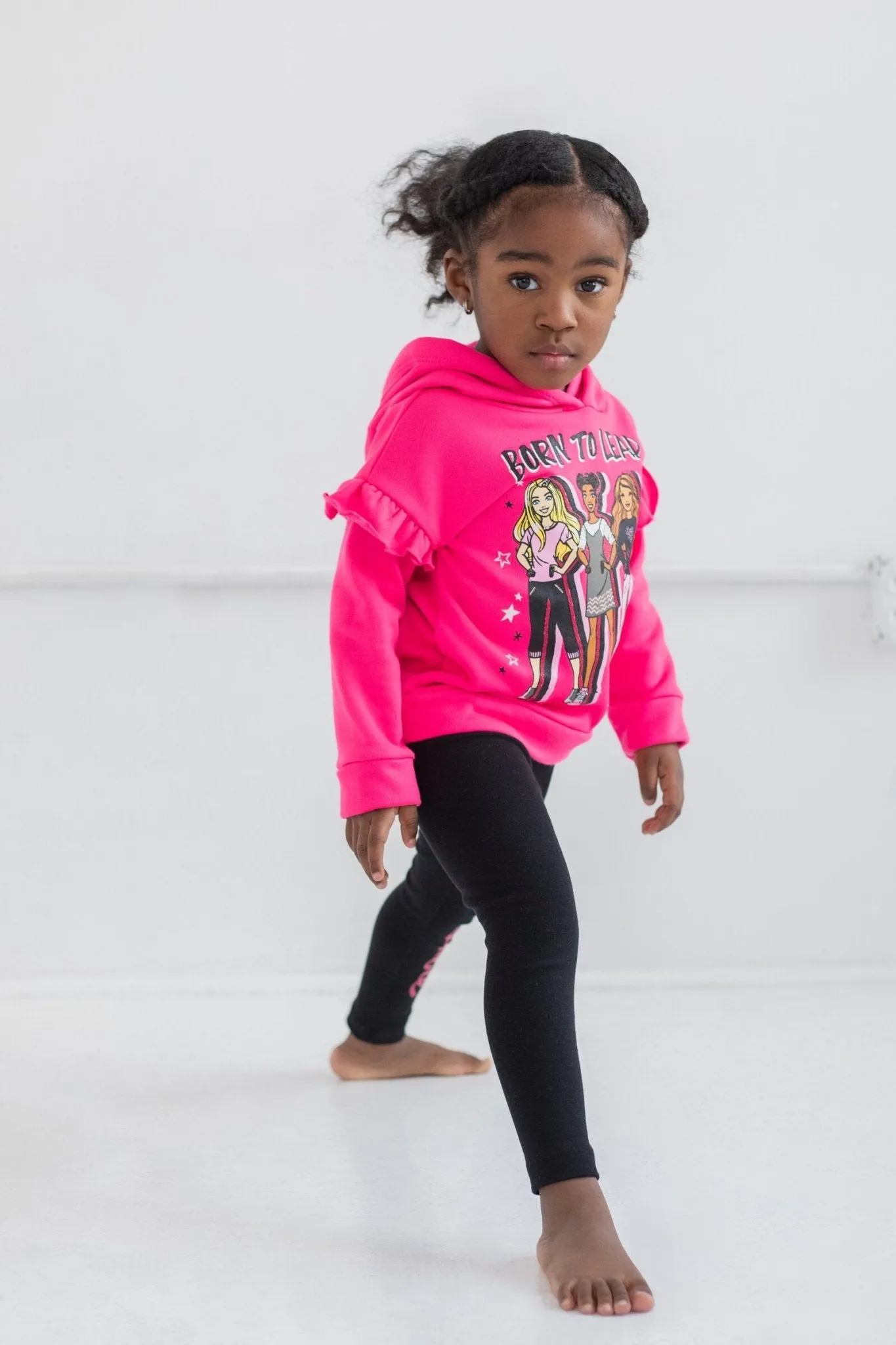 Barbie Fleece Hoodie and Leggings Outfit Set