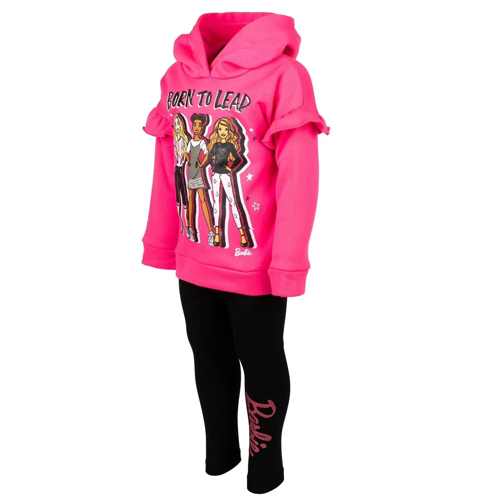 Barbie Fleece Hoodie and Leggings Outfit Set