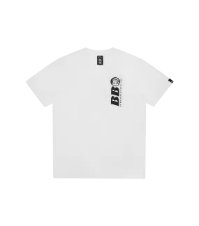 BB ASTRO REPEAT LOGO T-SHIRT - WHITE