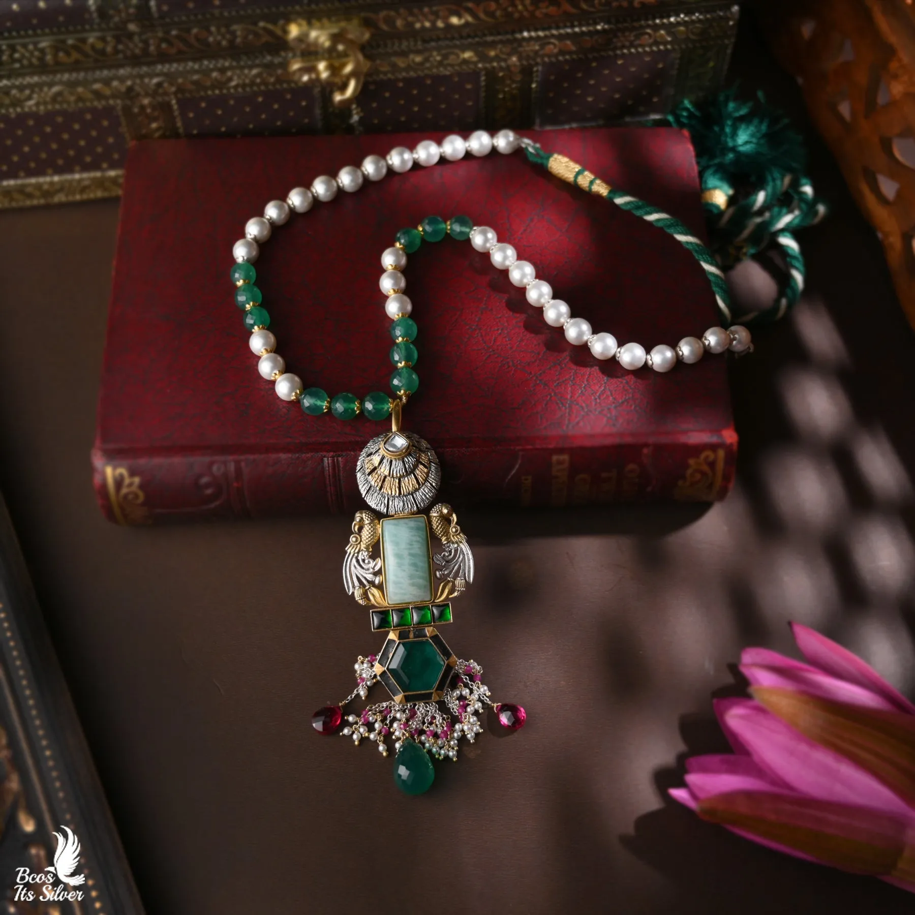 Beads Mala with Pendant - 5053