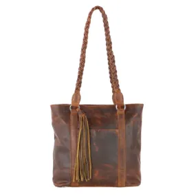 Bella Leather Lockable Concealed Carry Shoulder Tote