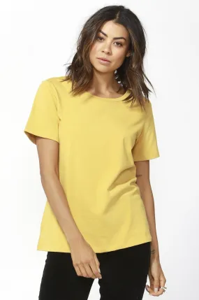 Betty Basics Cara Tee in Mustard