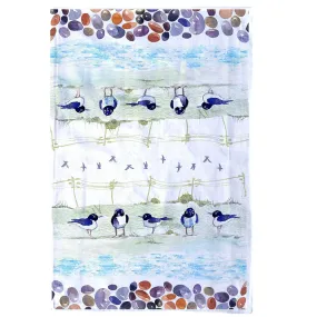 Bird and pebble T Towels