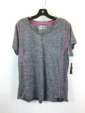 Black & Pink Athletic Top Short Sleeve Rbx, Size 1x