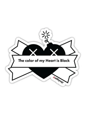 Black Heart Sticker