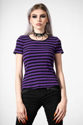 Blair Short Sleeve Top [PURPLE]