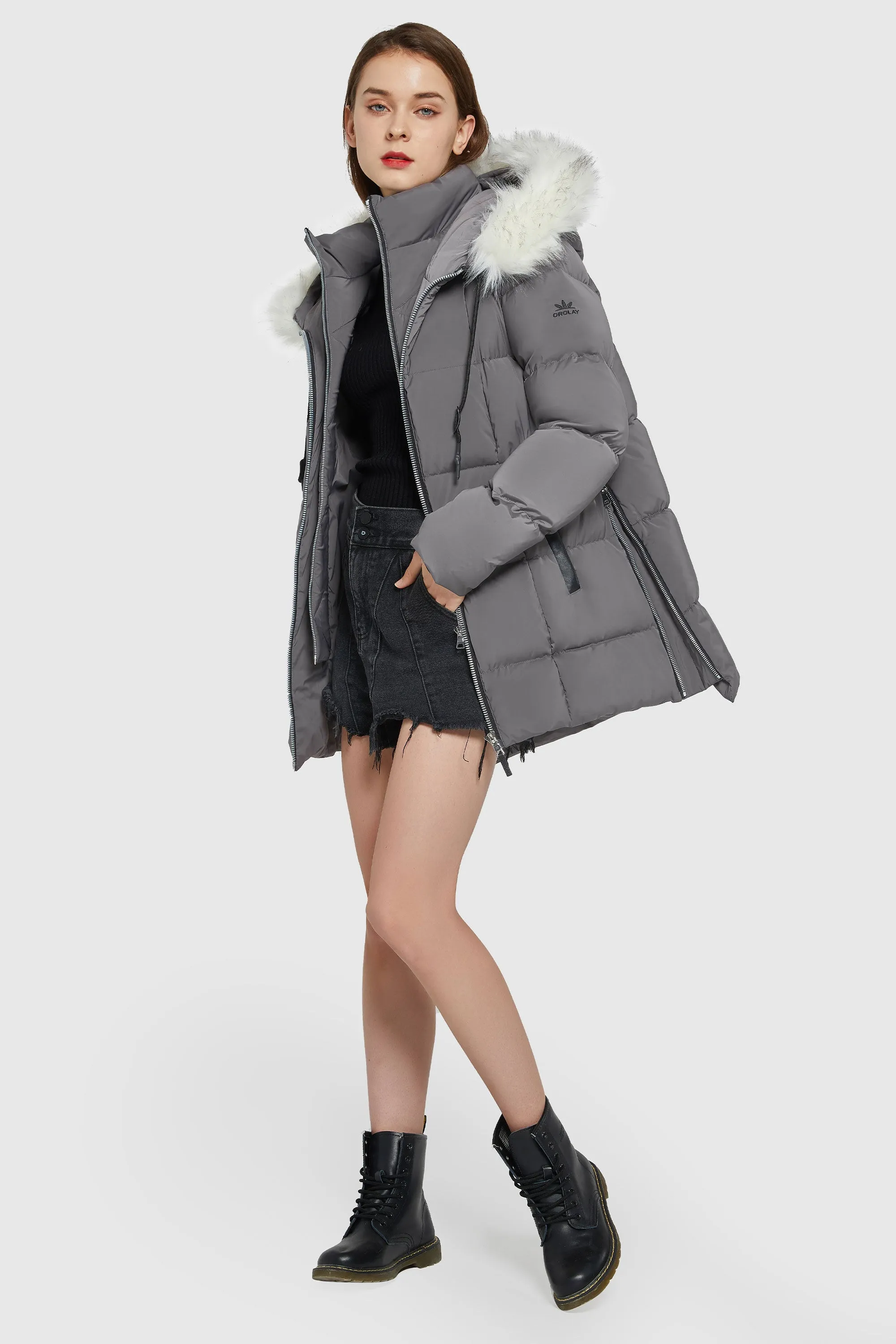 Bubble Inner Vest Hooded Puffer Jacket