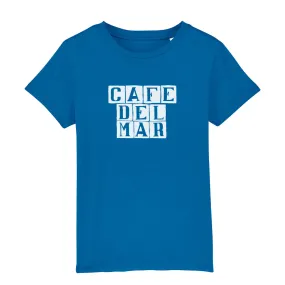 Café del Mar White Tile Logo Kid's Organic T-Shirt