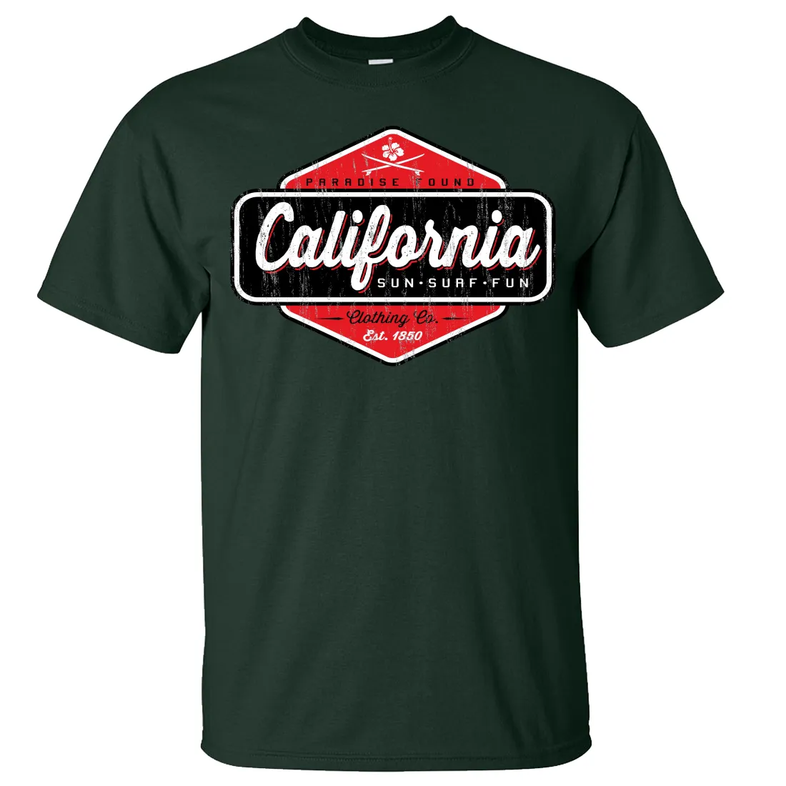 California Paradise Found Asst Colors T-shirt/tee