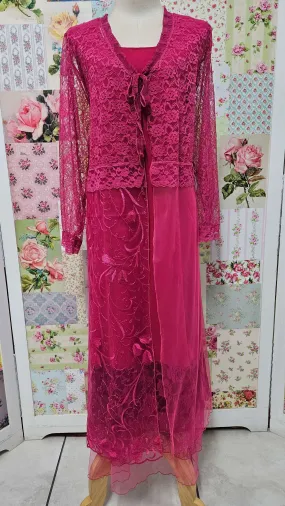 Cerise Pink Dress Set LR0677