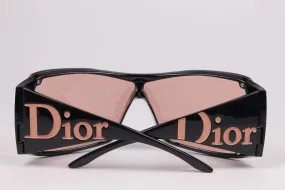 CHRISTIAN DIOR 2000's black sunglasses Overshine 2