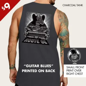 Clearance Men's Tank "Guitar Blues" SIZE S