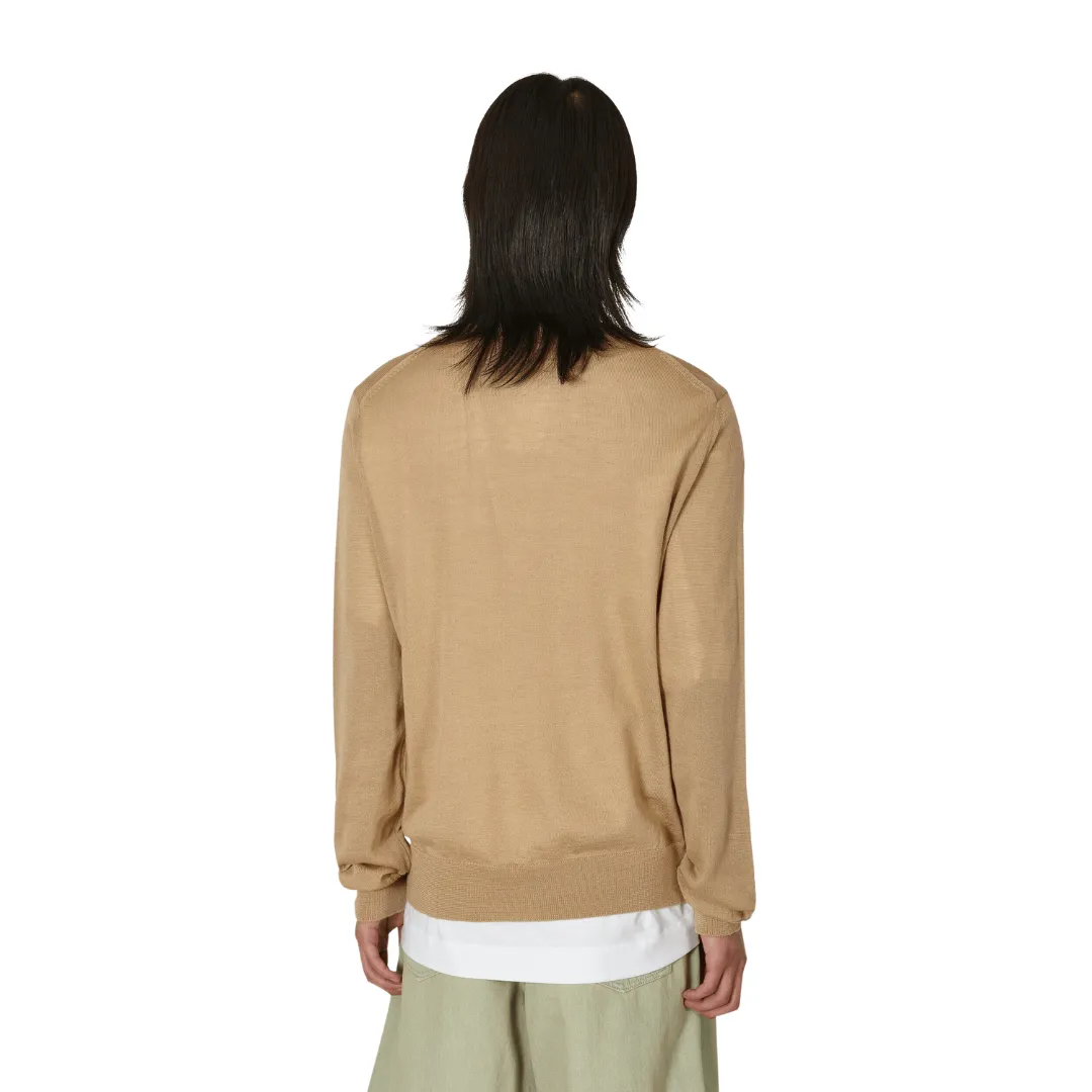 COMME des GARÇONS Shirt x Brett Westfall Knit Mushroom Sweater - Beige