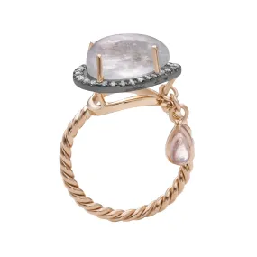 Compassionate Eye - Moonstone RIng