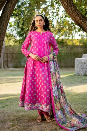 Cotton Lawn Digital Print Embroidery