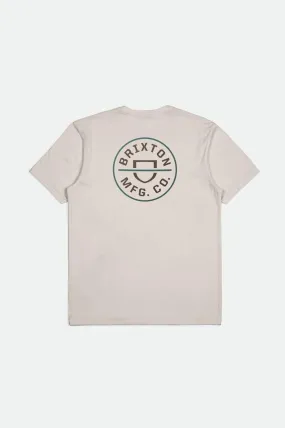 Crest II S/S Standard Tee - Cream/Dark Earth/Spruce