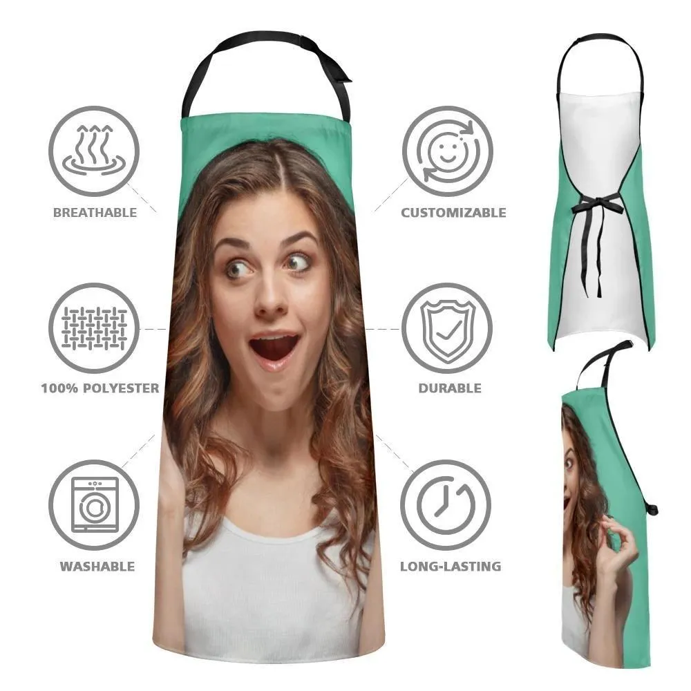 Custom Photo Aprons Personalized Kitchen Cooking Apron