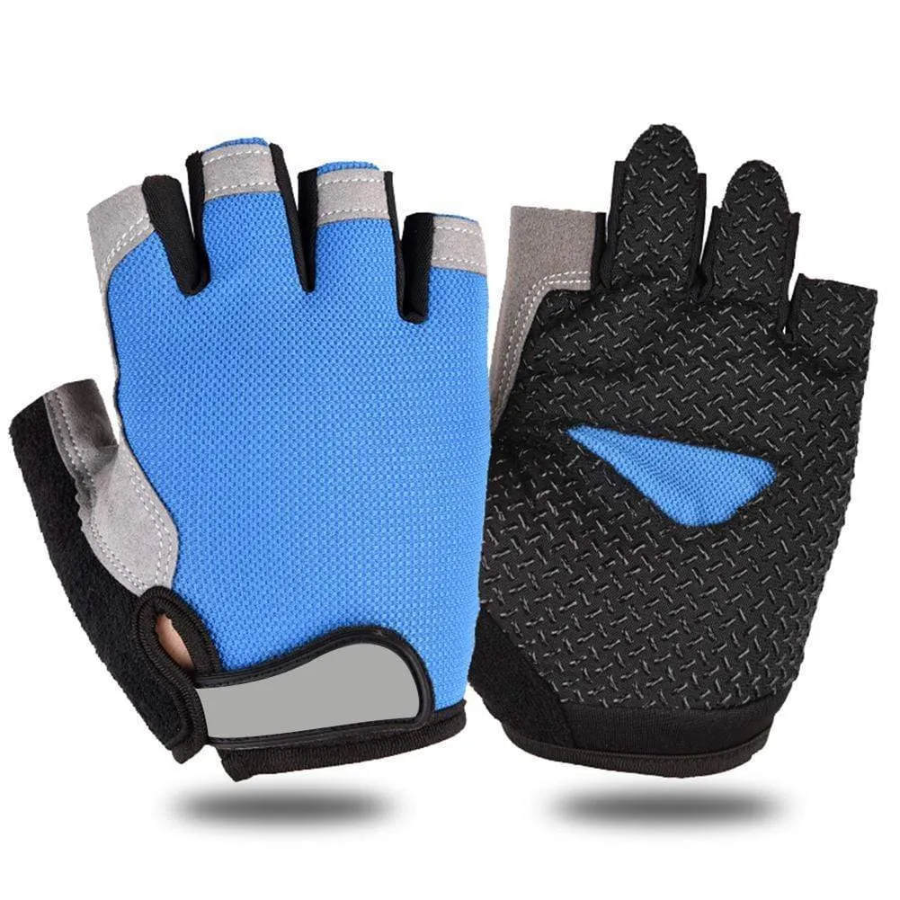 Cycling Anti-slip Anti-sweat Men Women Half Finger Gloves Breathable Anti-shock Sports Gloves Bike Bicycle Cycling Glove