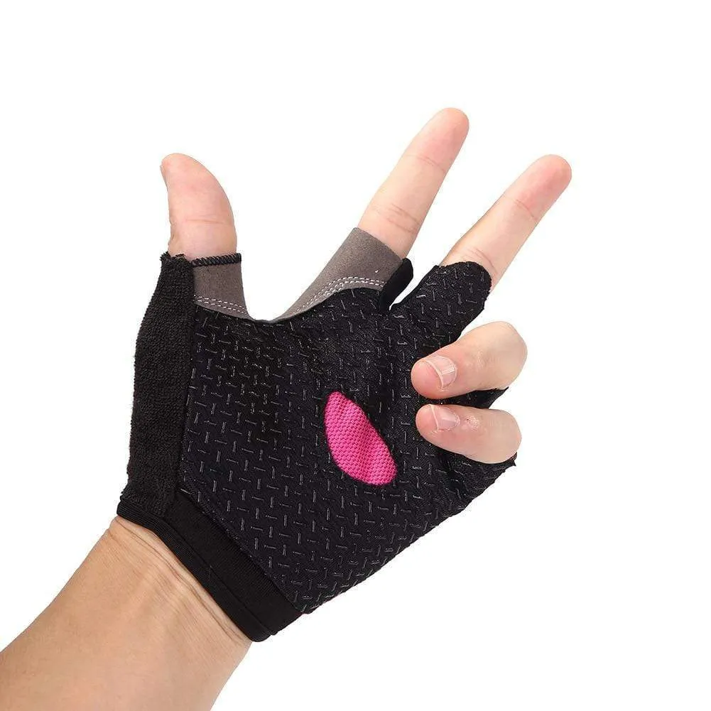 Cycling Anti-slip Anti-sweat Men Women Half Finger Gloves Breathable Anti-shock Sports Gloves Bike Bicycle Cycling Glove