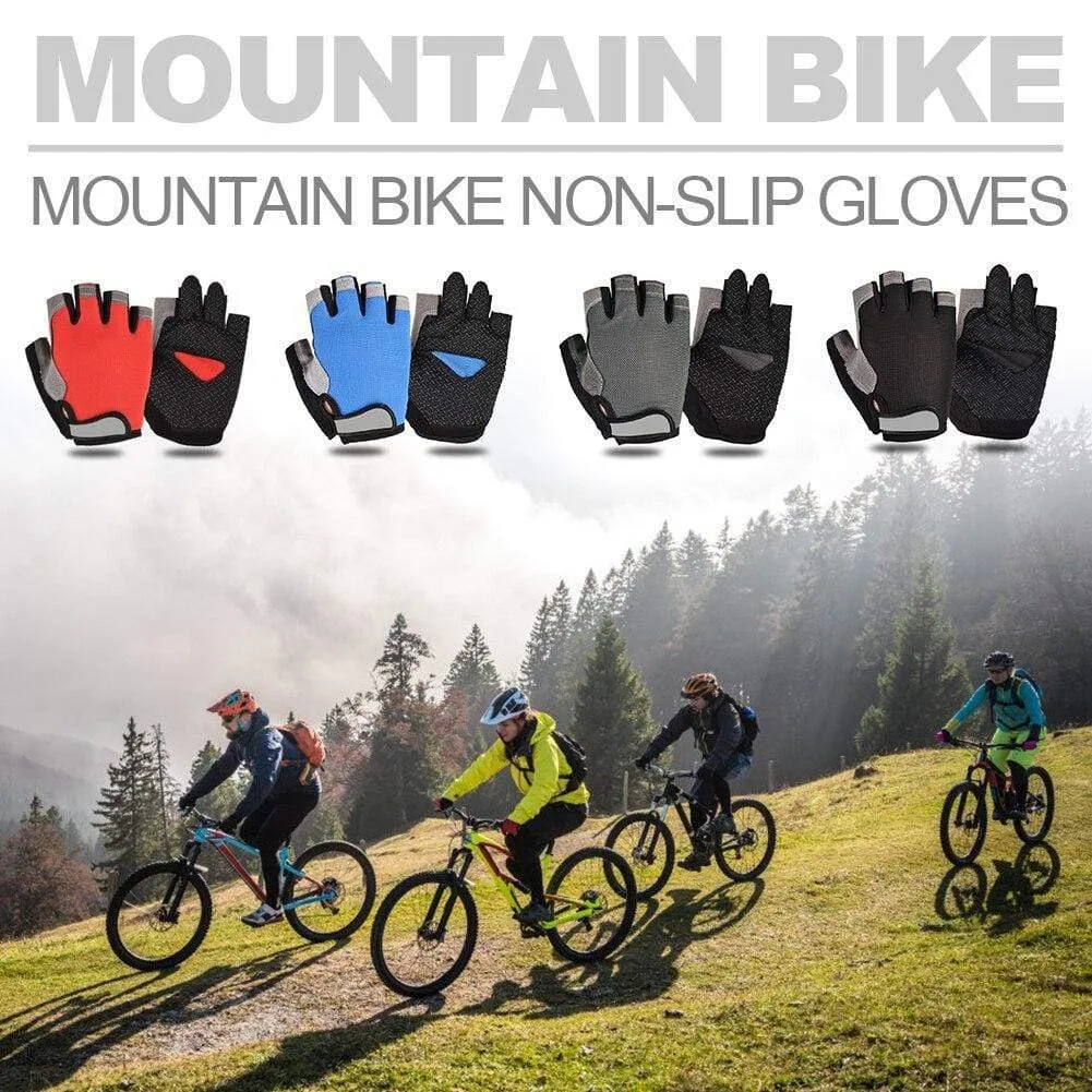 Cycling Anti-slip Anti-sweat Men Women Half Finger Gloves Breathable Anti-shock Sports Gloves Bike Bicycle Cycling Glove