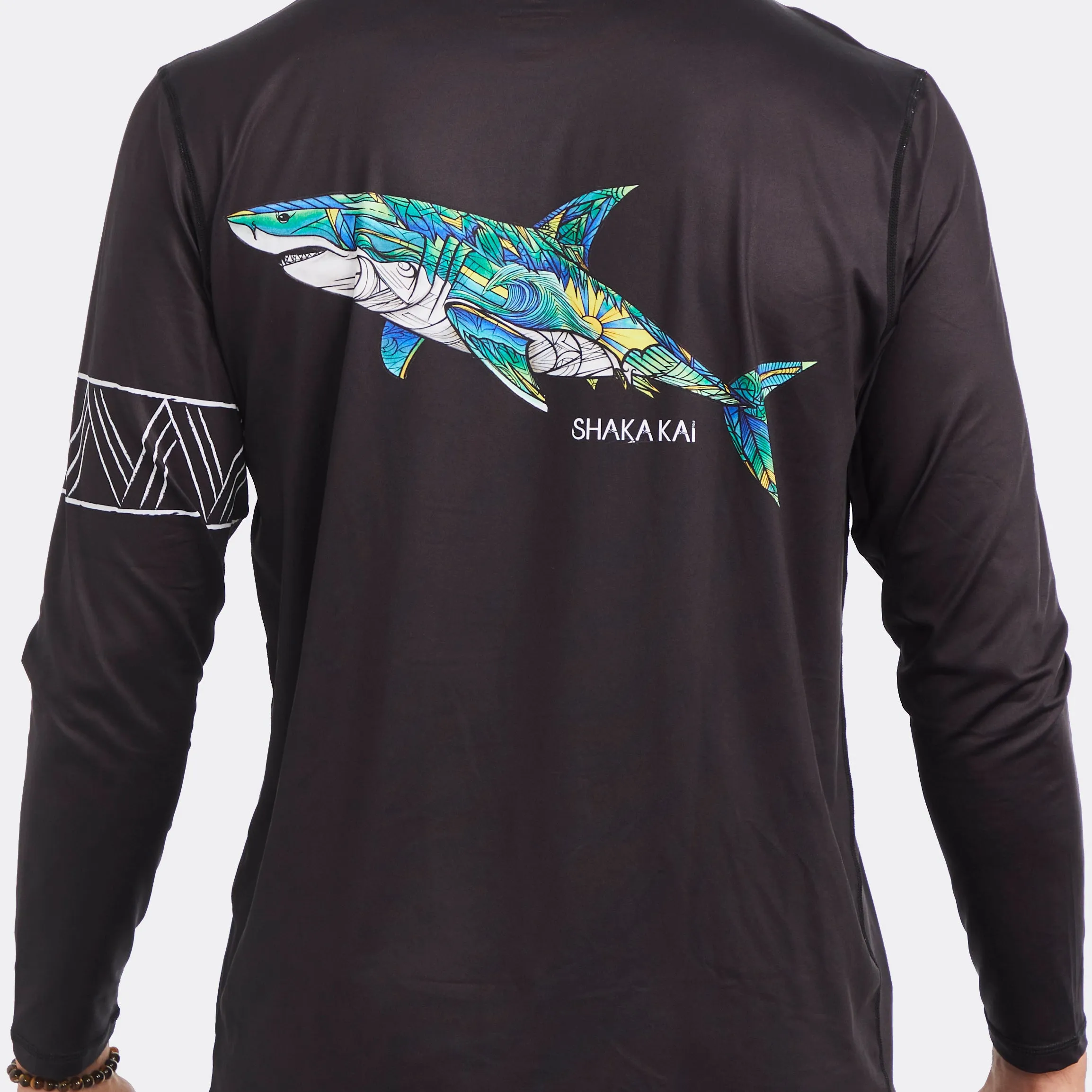 DaveL Shark Bait LS Performance Shirt UPF 50