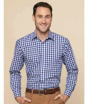 Degraves Royal Oxford Check Mens L/S Shirt