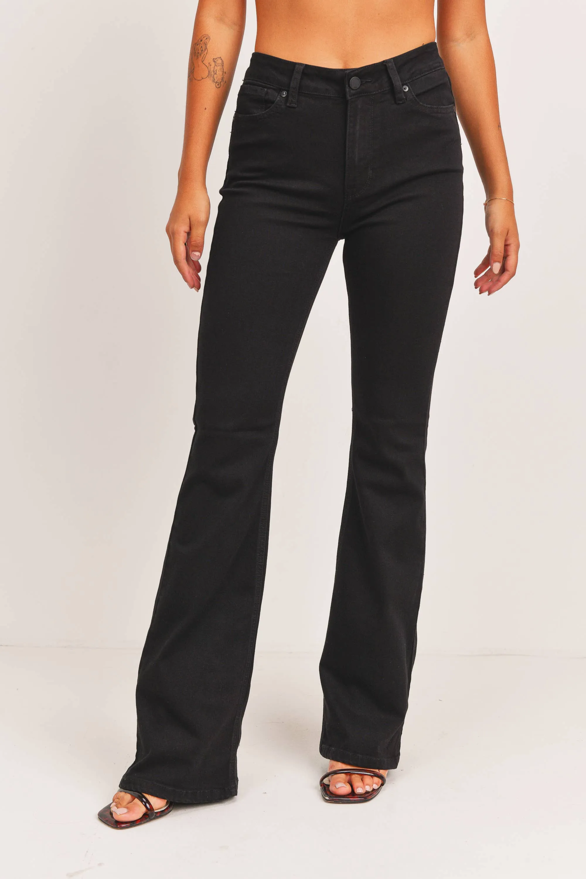 Dolly Long Flare High Rise Jeans