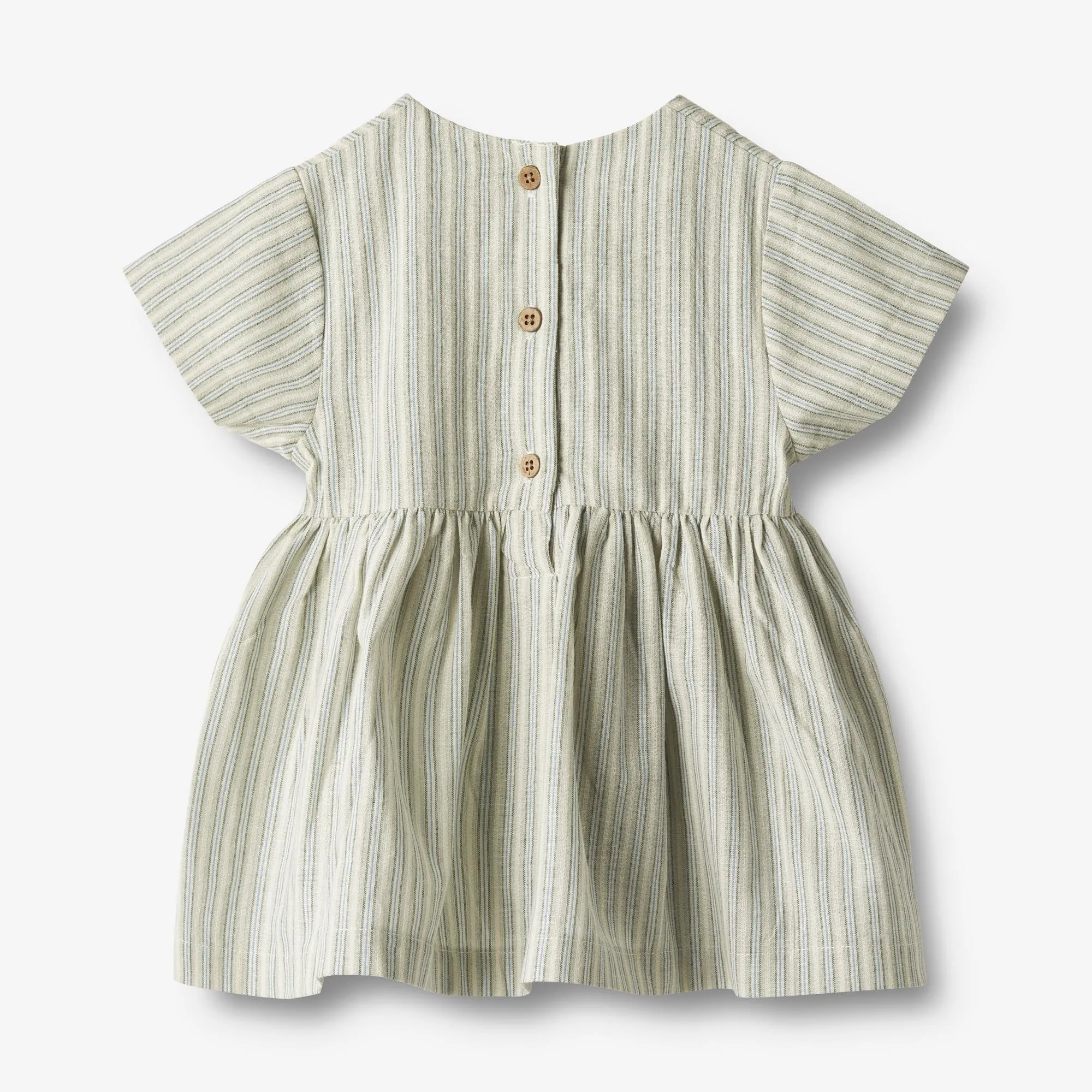 Dress S/S Esmaralda - aquablue stripe