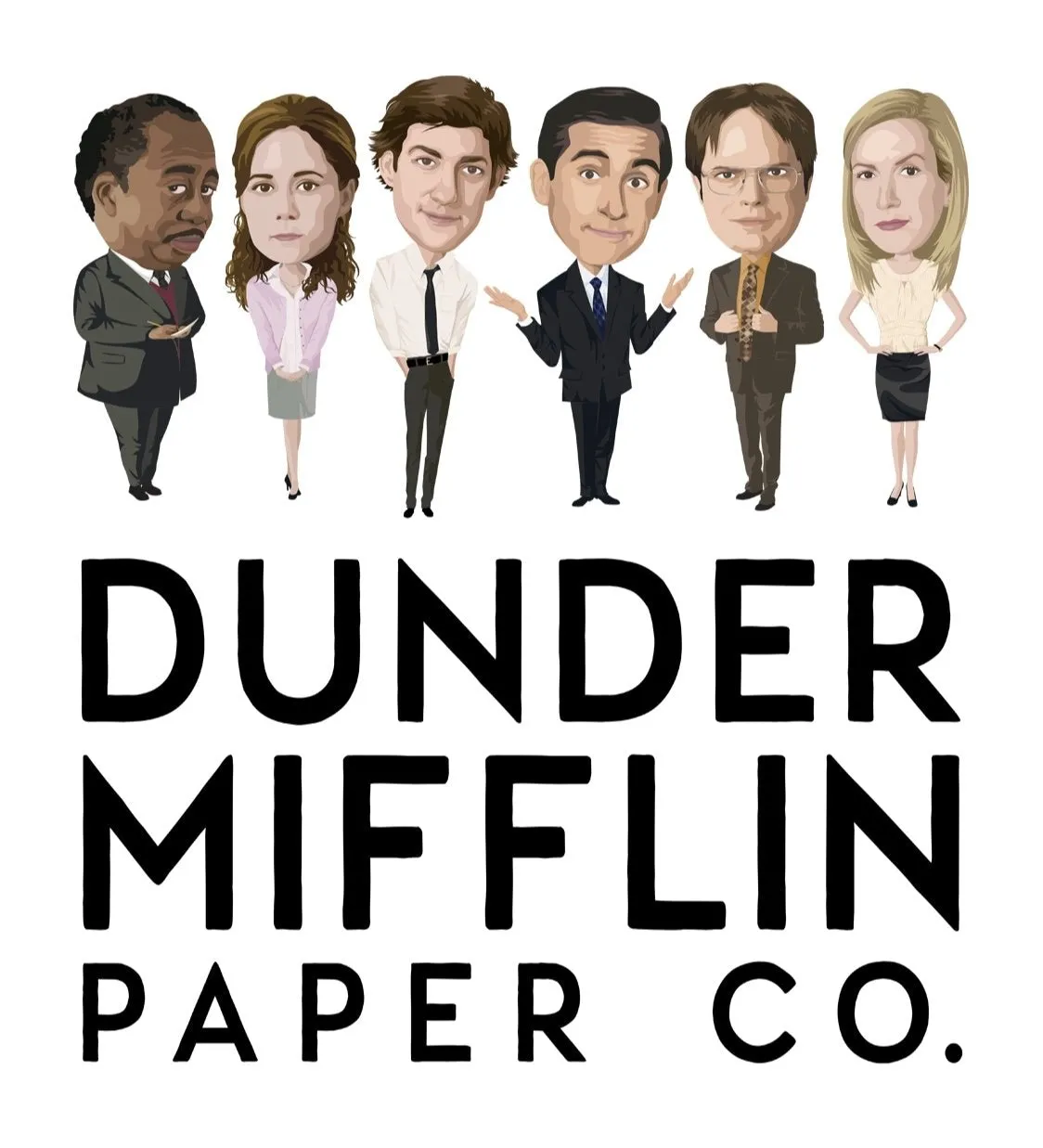 Dunder Mifflin Icons T-Shirt