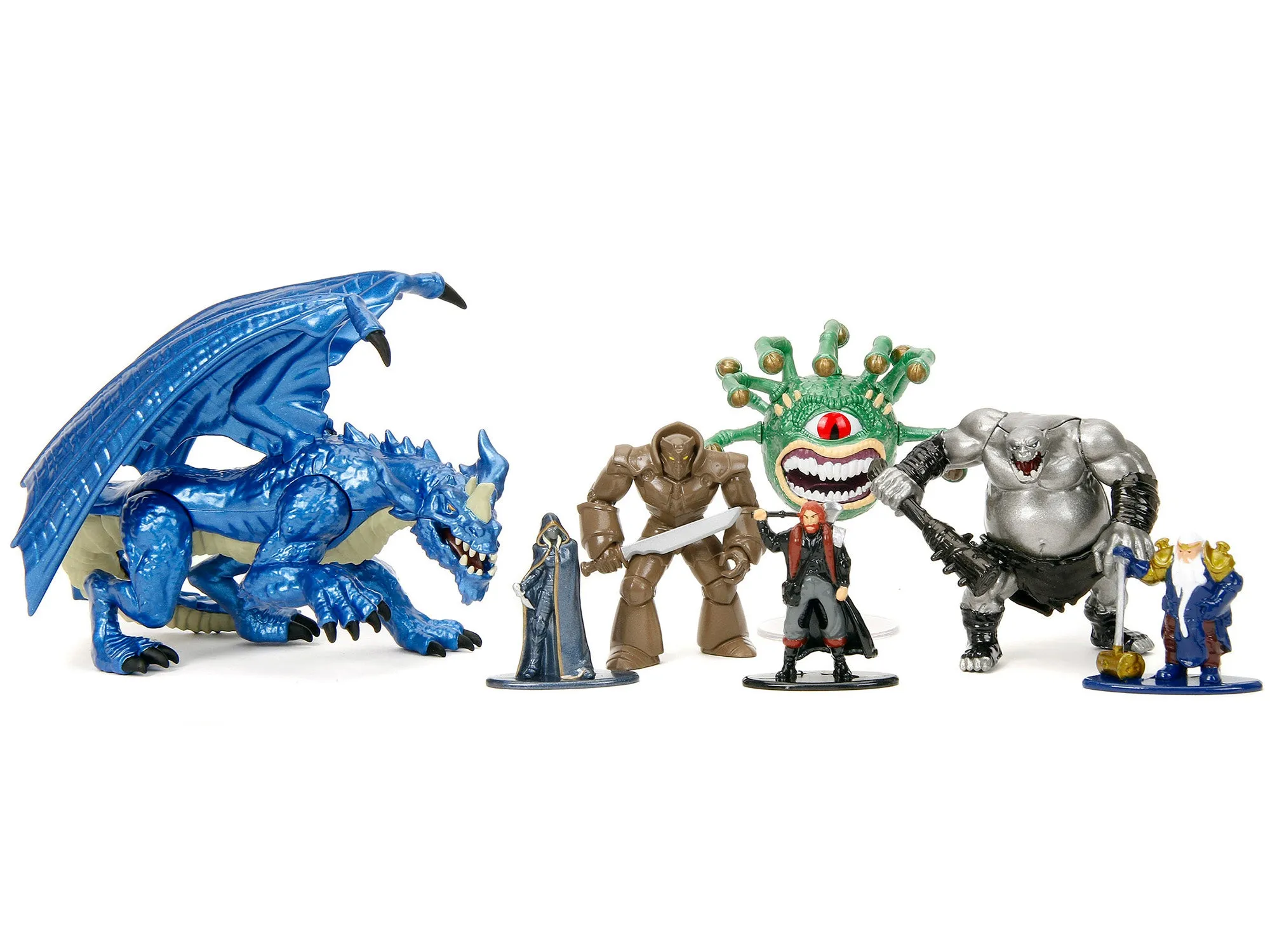 Dungeons and Dragons Set of 7 Diecast Figures by Jada