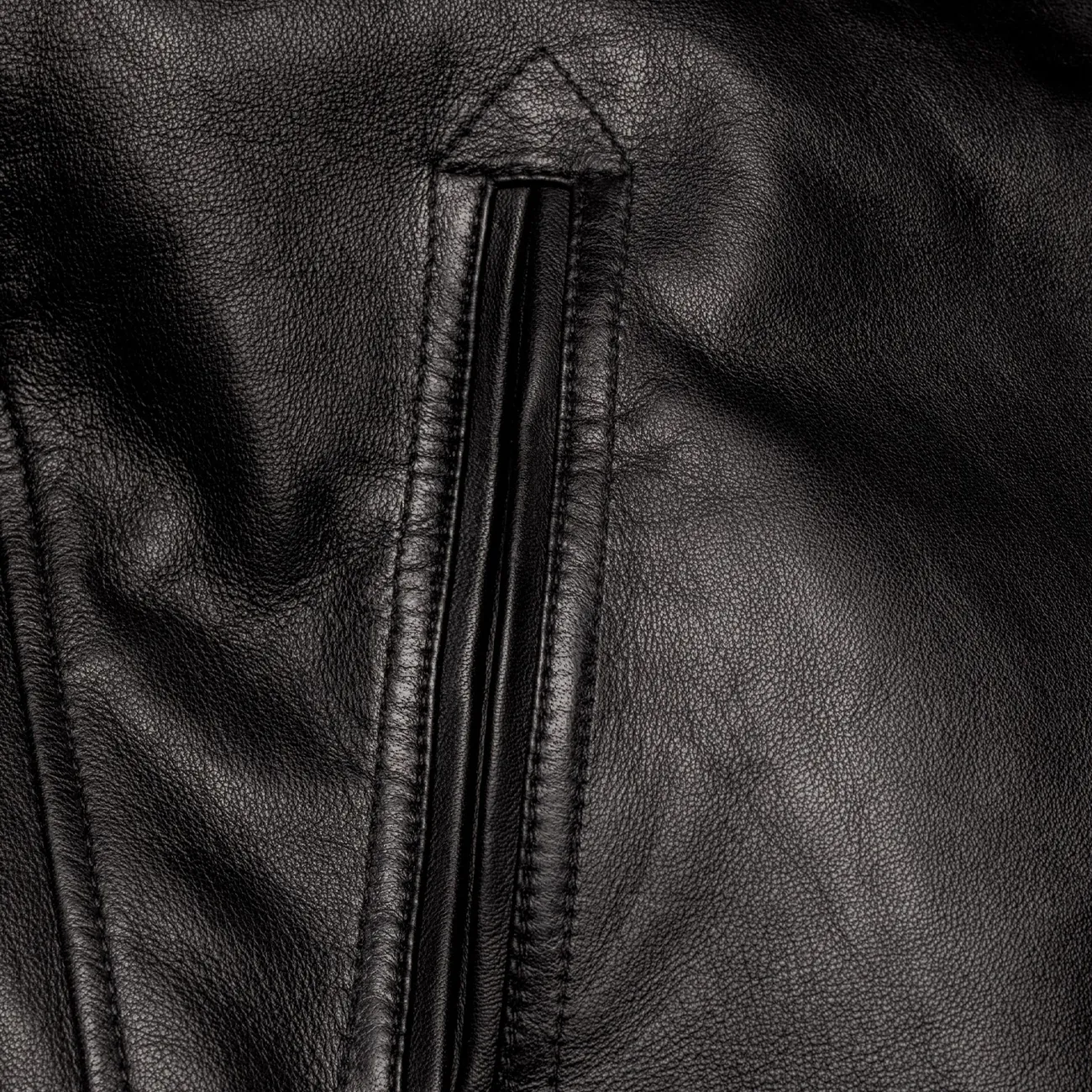 Ferry Leather Jacket - Black